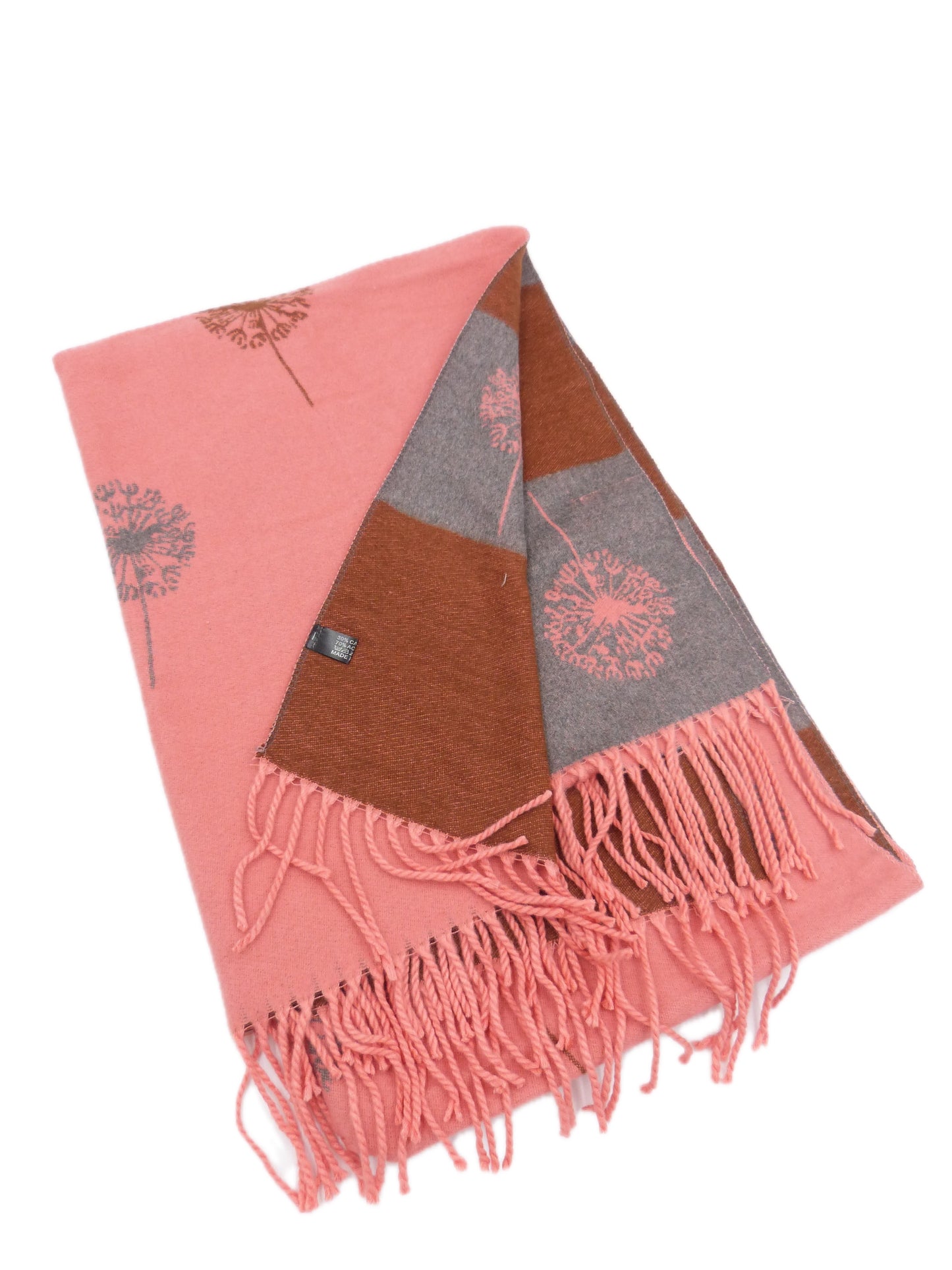 Dandelion Printed Pashmina Wrap Winter Blanket Scarf