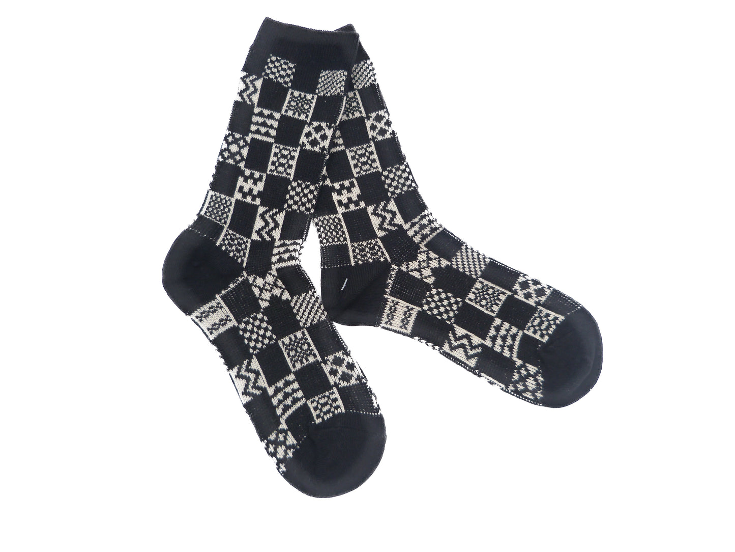 Checkered Tartan Printed Socks