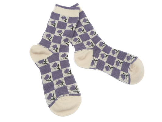 Flower Pattern Printed Socks