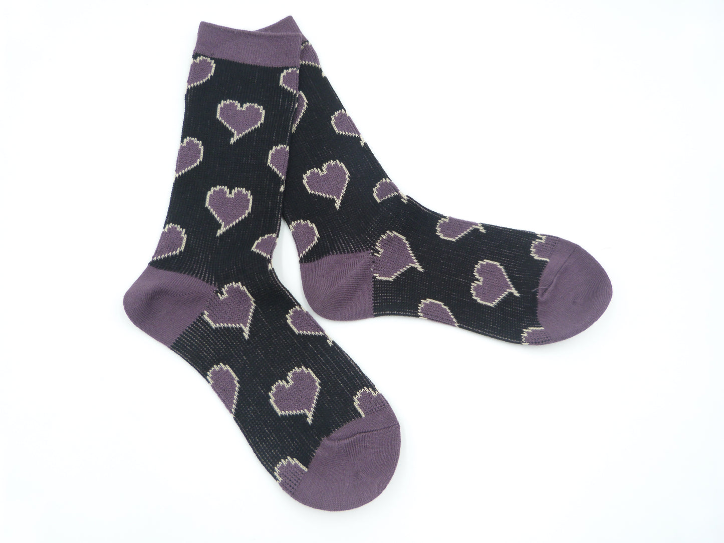Love Heart Pattern Printed Socks