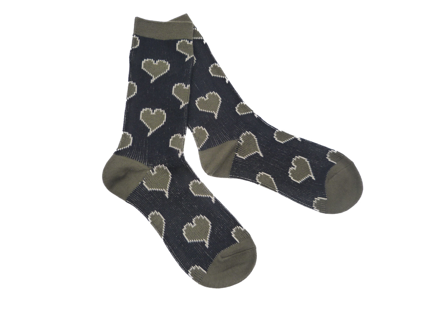 Love Heart Pattern Printed Socks