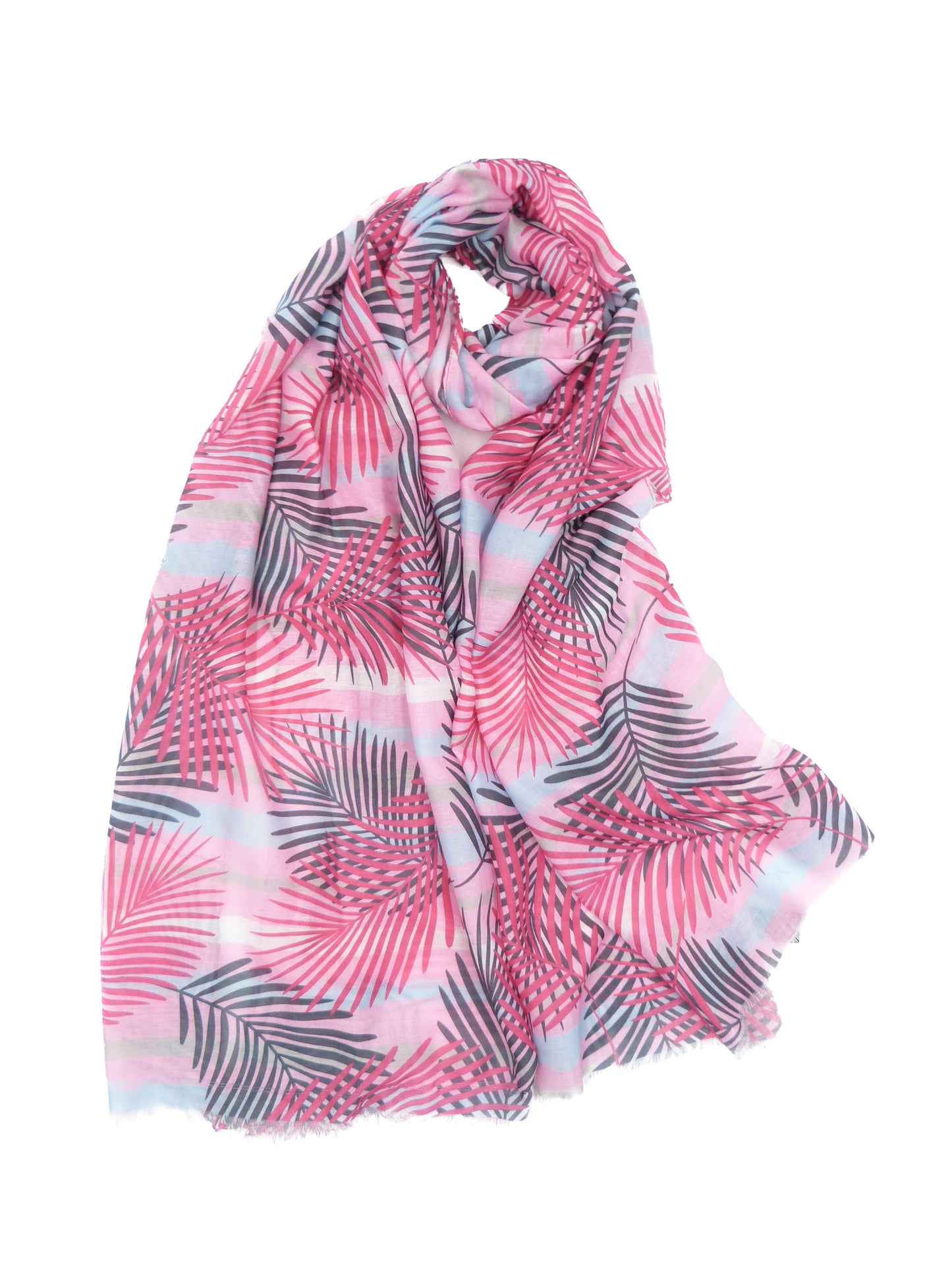 Rainforest Tree Leaf Print Scarf Come With Gift Box