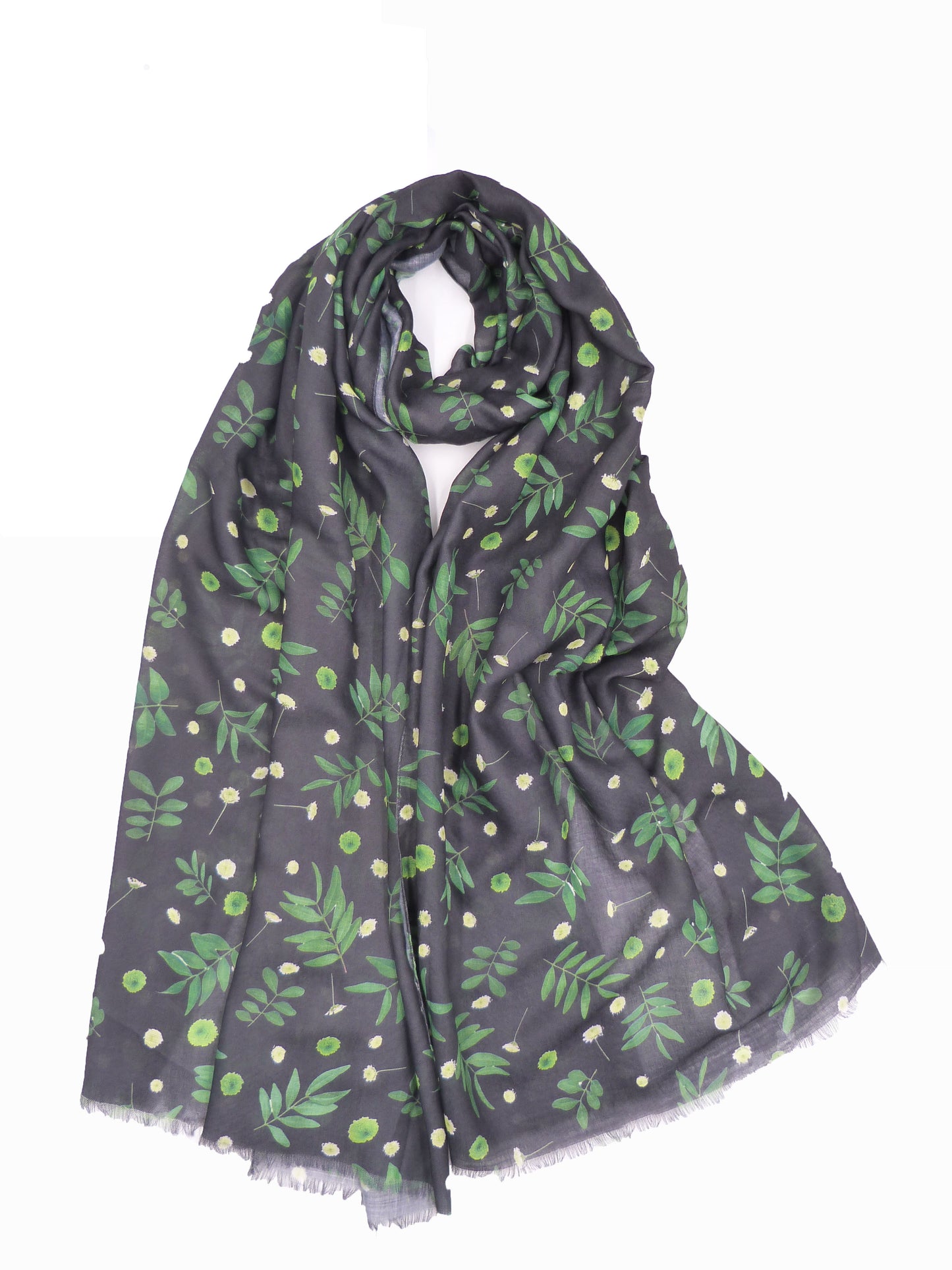 Mountain Ash Print Scarf Come With Gift Box