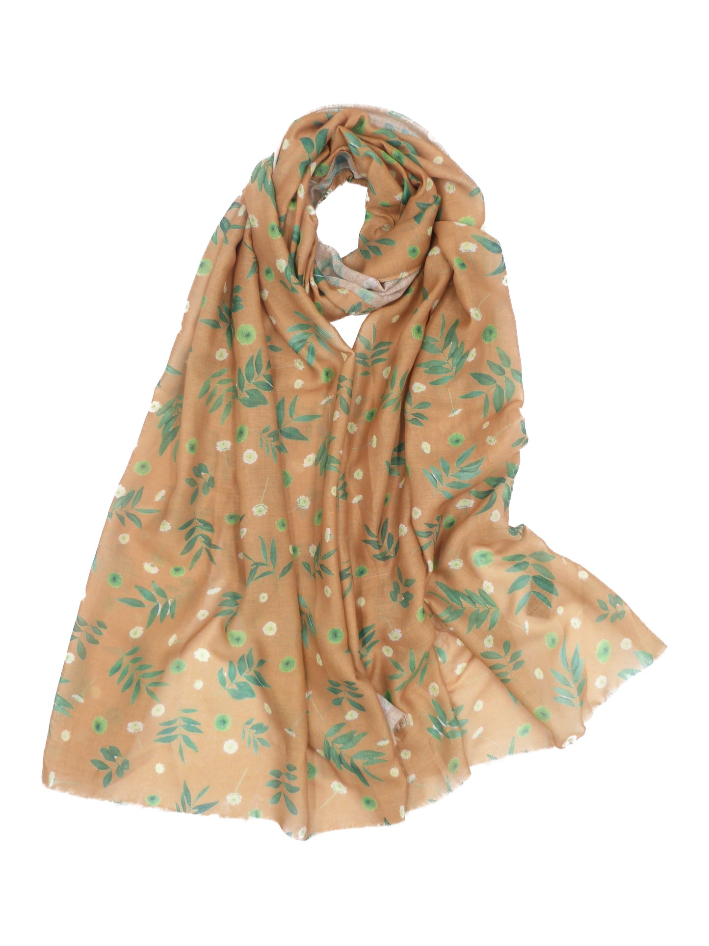 Mountain Ash Print Scarf Come With Gift Box