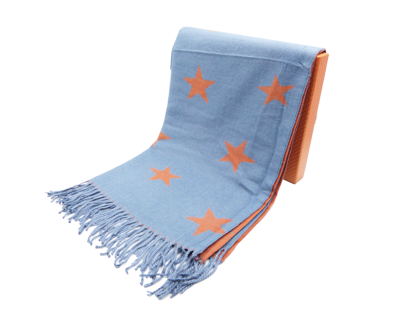 Unisex Star Printed Pashmina Wrap Winter Blanket Scarf