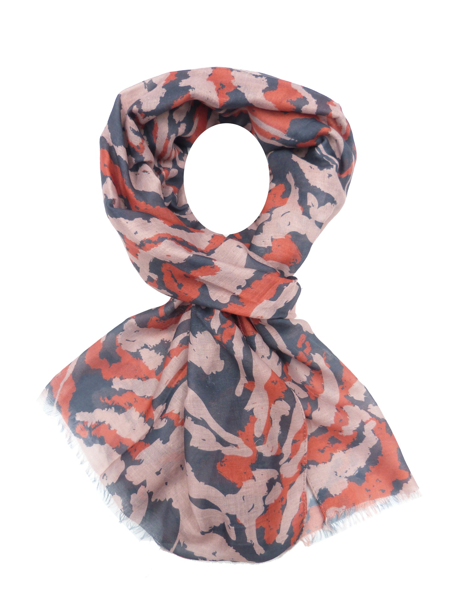 Camouflage Printed Scarves For Women