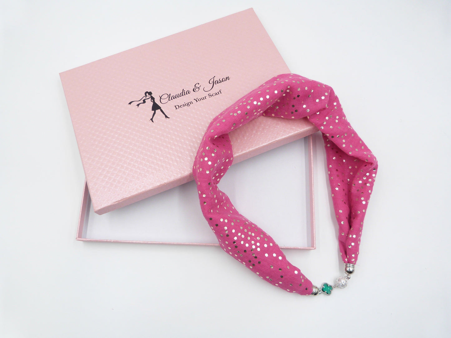 Glitter Dots Magnetic Scarf