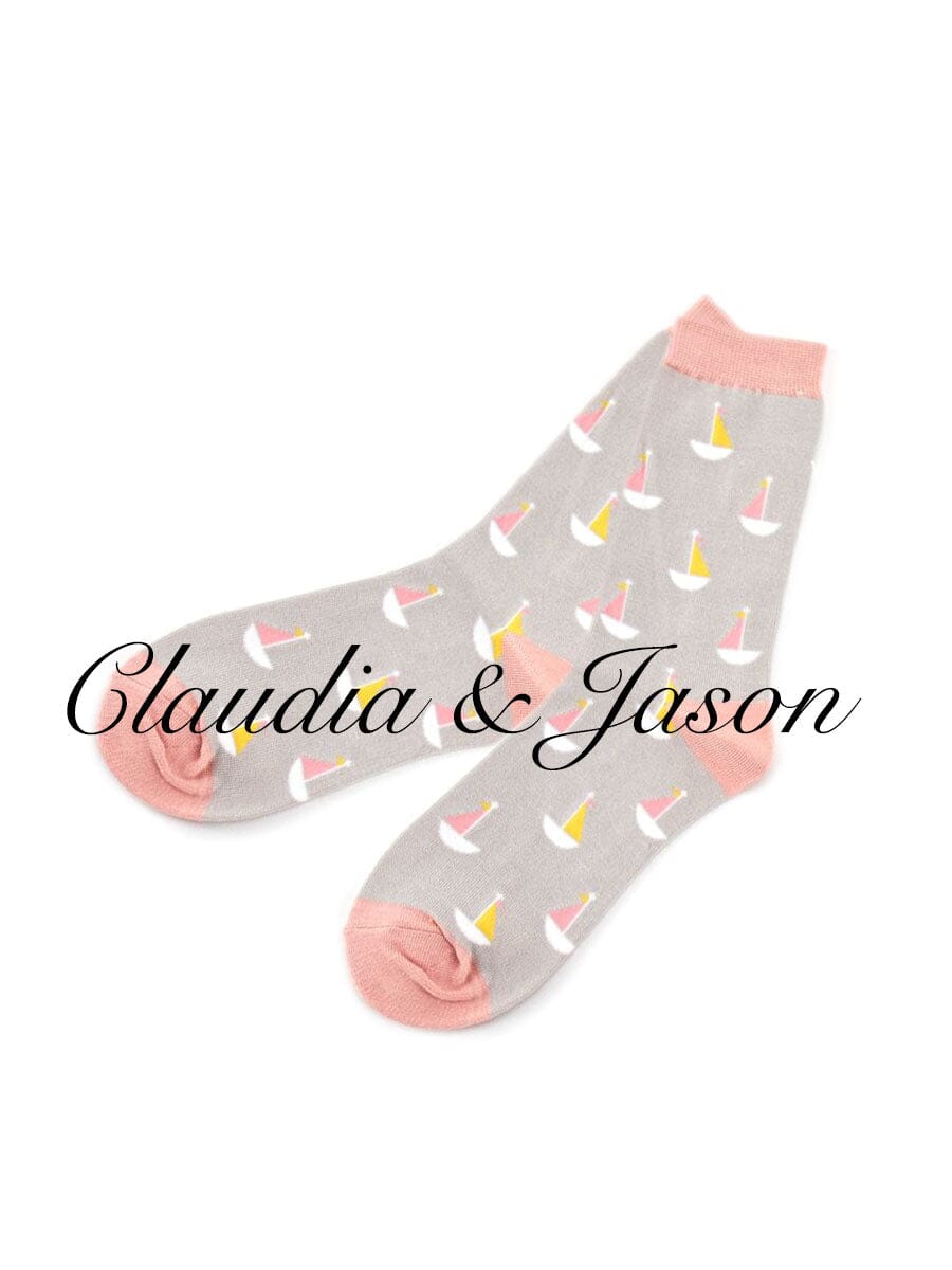 Little Boats Socks Claudia & Jason Scarfs 