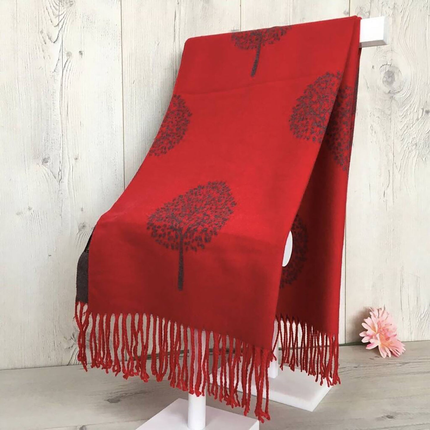 Tree Of Life Printed Pashmina Wrap Winter Blanket Scarf