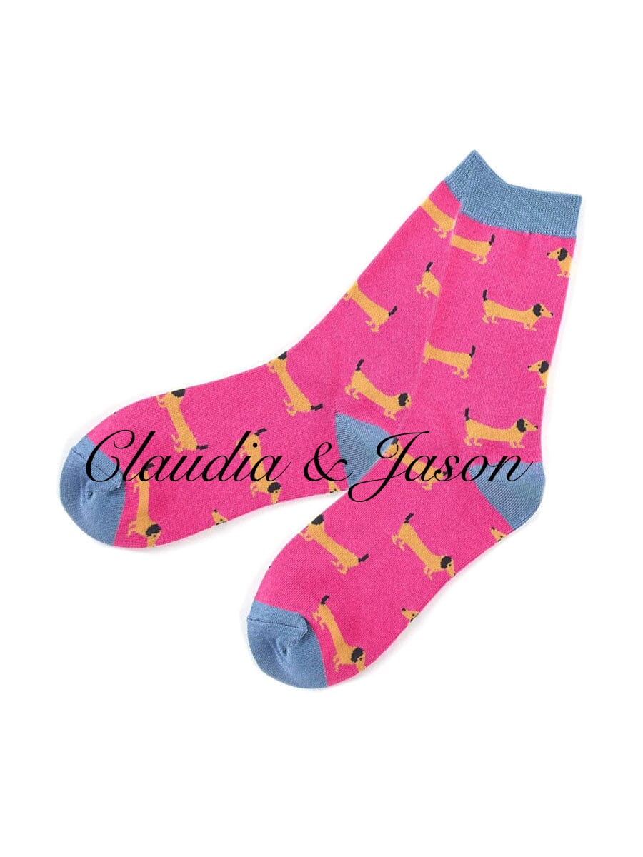 Sausage Dogs Socks Claudia & Jason Scarfs 
